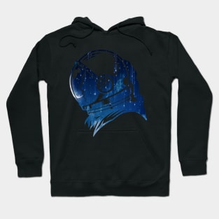 Spacemen, galaxy, space adventure, over the moon Hoodie